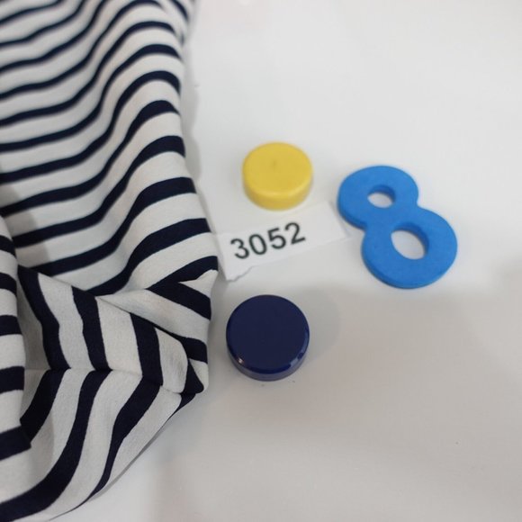 Zara Dress Size Medium Tank Short Mini Striped Scoop Back Casual Black Trafaluc - Picture 9 of 9